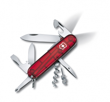1.7804.T Swiss Army knife SPARTAN Lite, red trans