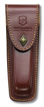 4.0537 belt pouch, leather with Velcro-closure