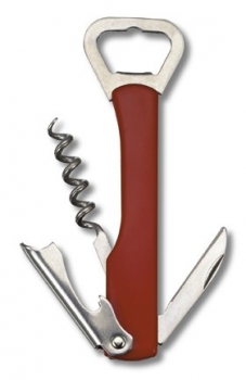 7.6918 lever corkscrews, red, stainless