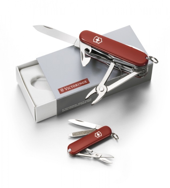 1.8802 pocket knife gift box "DUO", red